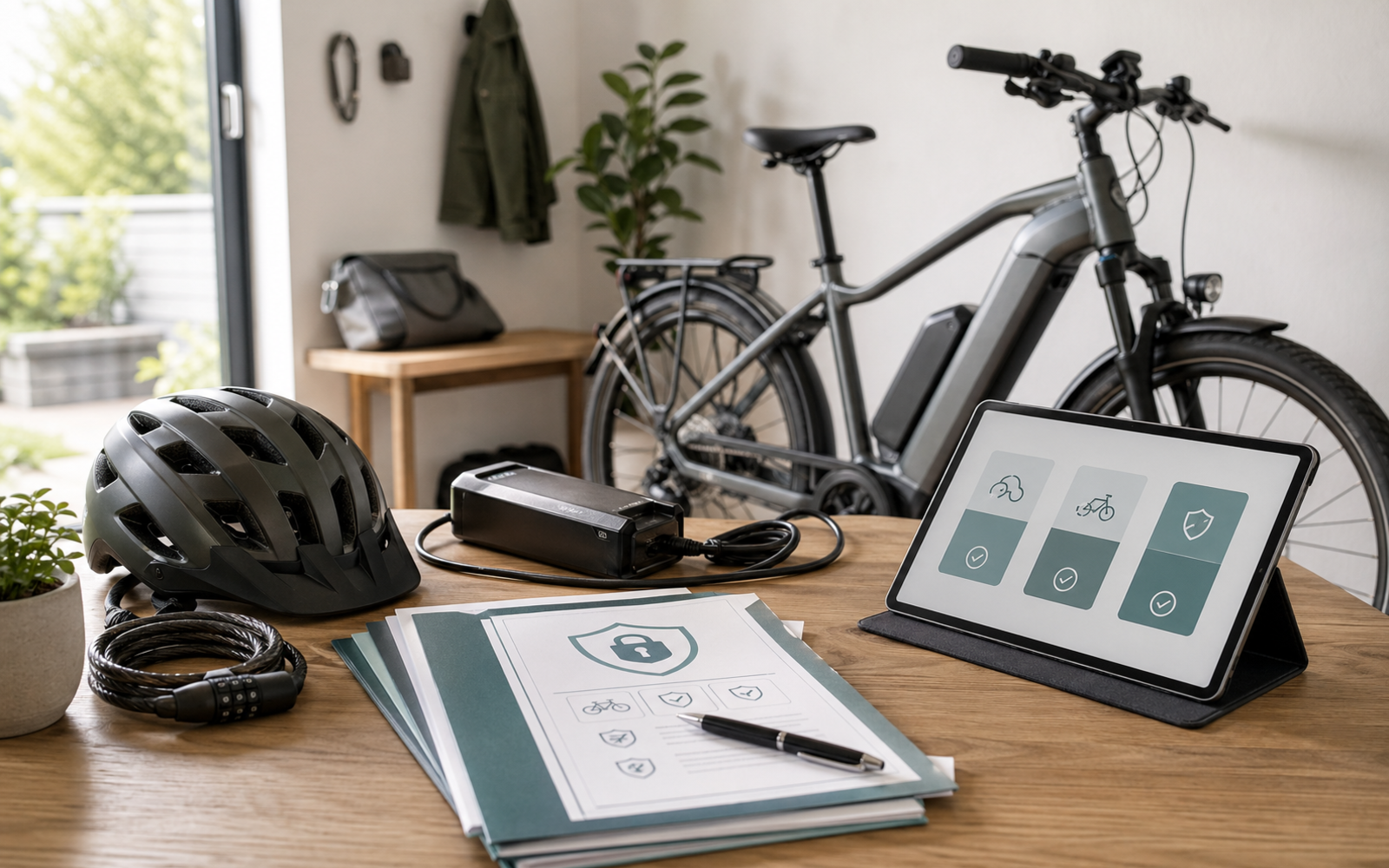 Themenbild für E-Bike Versicherung auf bauversicherung-rechner.de